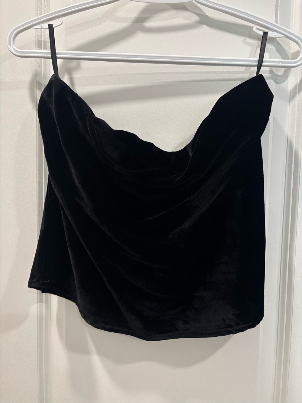 Black Velvet Tube Top